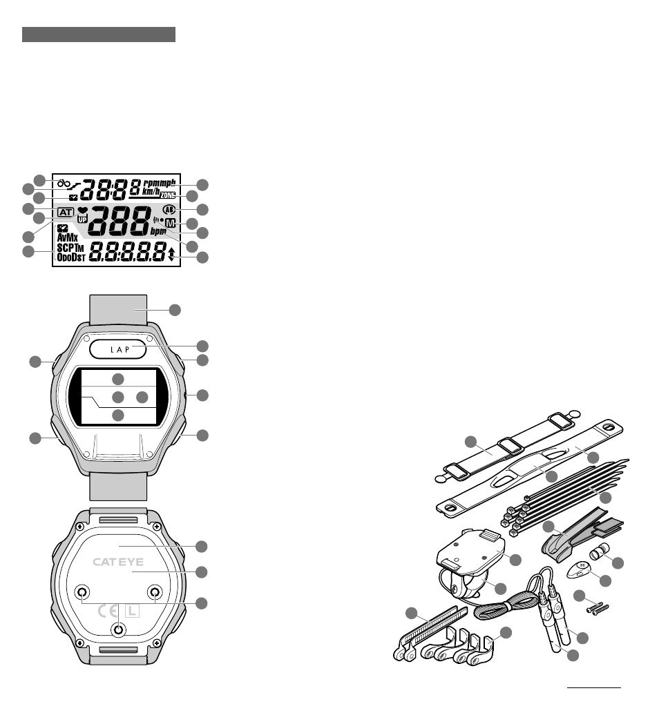 CatEye MSC 3Dx User Manual | Page 5 / 35