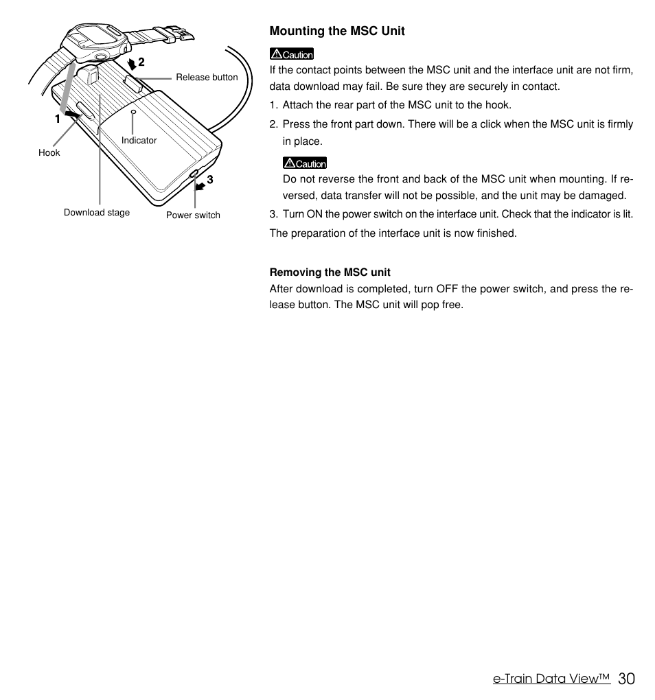 CatEye MSC Series Download Kit User Manual | Page 30 / 36