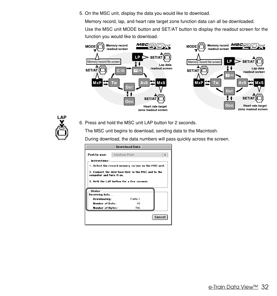 CatEye MSC Series Download Kit User Manual | Page 32 / 36