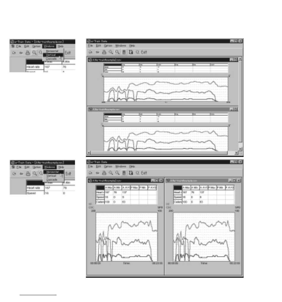 Viewing two or more files on the screen | CatEye MSC Series Download Kit User Manual | Page 16 / 23