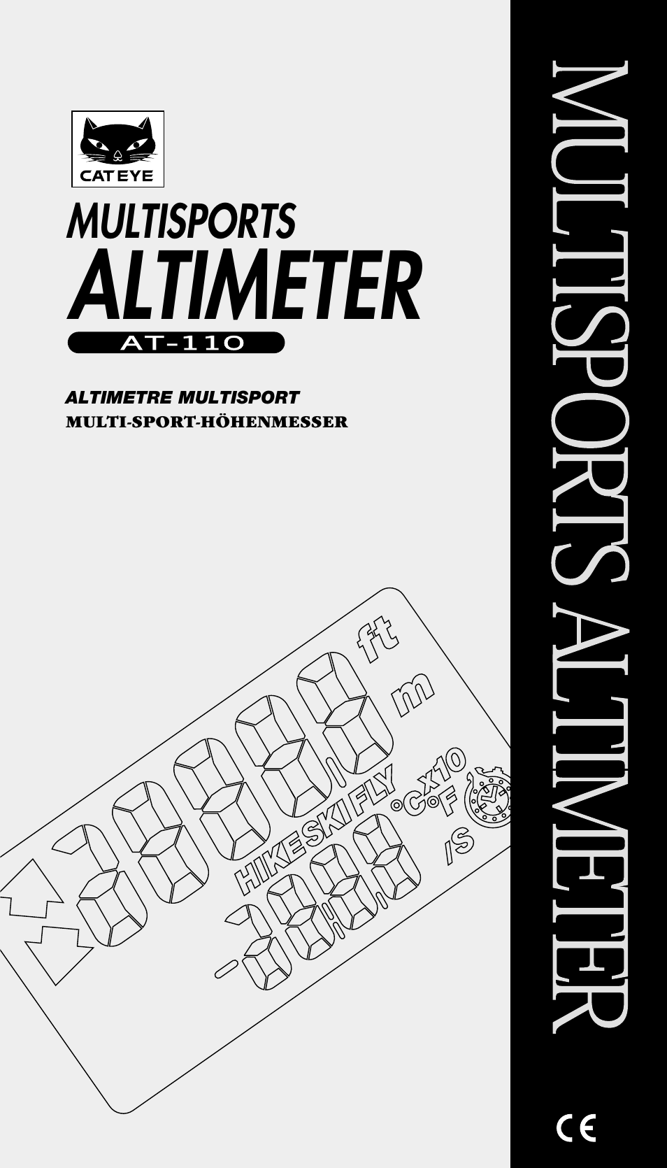 CatEye AT-110 [Altimeter] User Manual | 16 pages