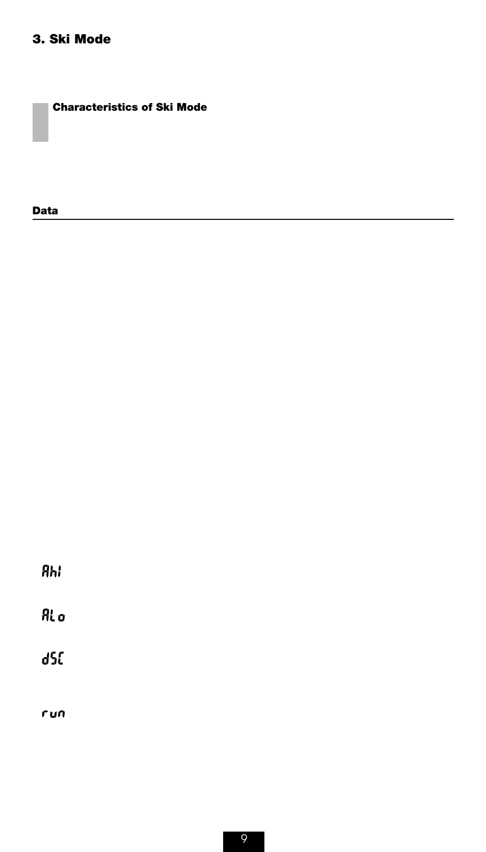 Ski mode | CatEye AT-110 [Altimeter] User Manual | Page 10 / 16