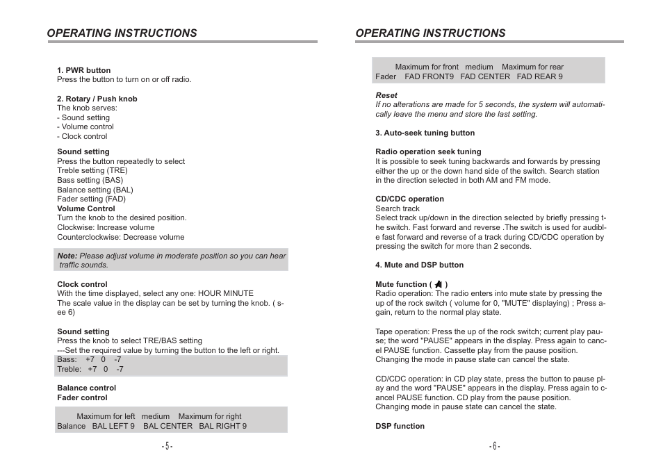 Audiovox VR180 User Manual | Page 4 / 10