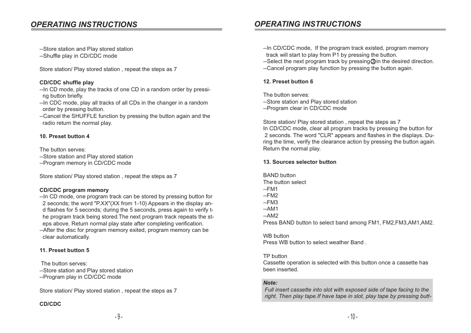 Audiovox VR180 User Manual | Page 6 / 10