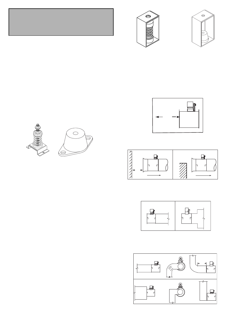 Duct installation, Min 1 dia, Isolation installation | COOK AVA User Manual | Page 2 / 12