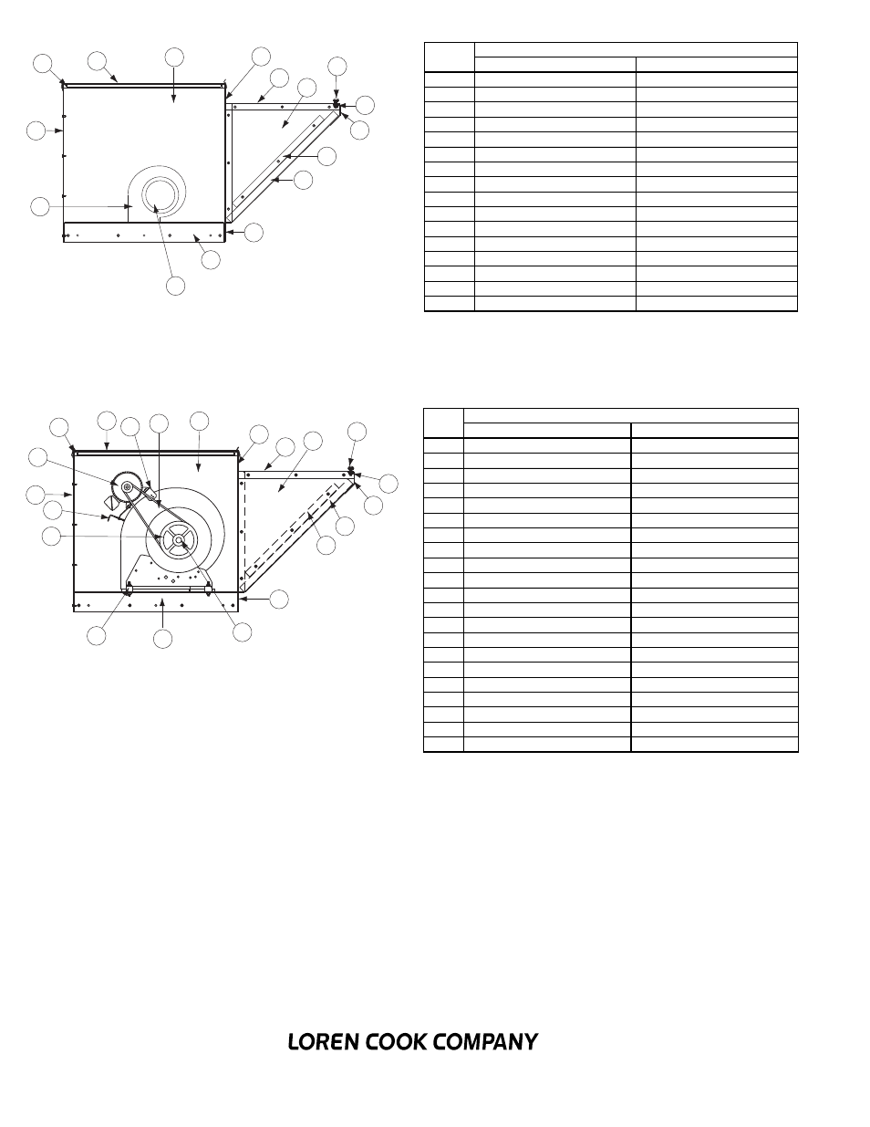 Ksp-d parts list, Ksp-b parts list | COOK KSP User Manual | Page 8 / 8