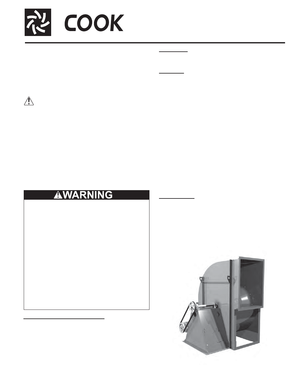 COOK CP User Manual | 16 pages