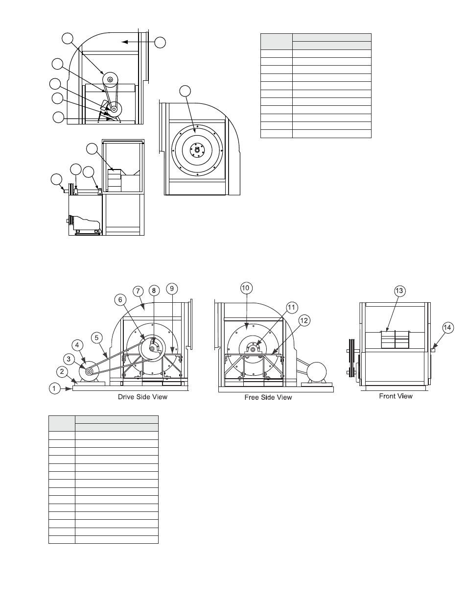 Ca/cf swsi arrangement 10 parts list, Ca dwdi parts list | COOK CP User Manual | Page 11 / 16