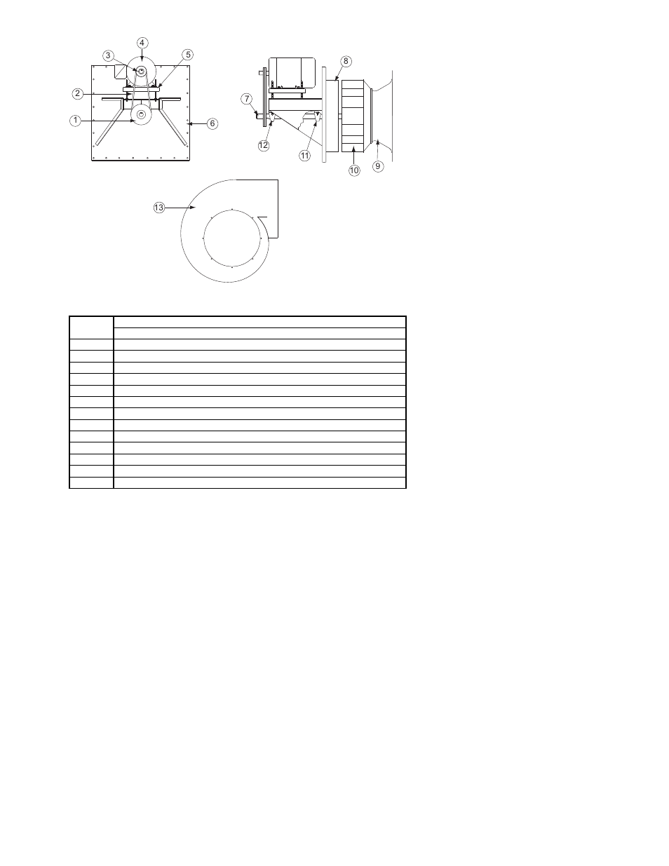 Part, Ccp parts list | COOK CCP User Manual | Page 7 / 8