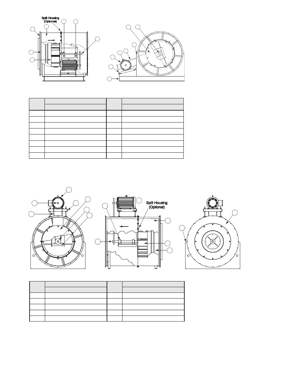 Part, Cic arrangement 1 parts list, Cic arrangement 9 parts list - floor mount | COOK UCIC User Manual | Page 9 / 12