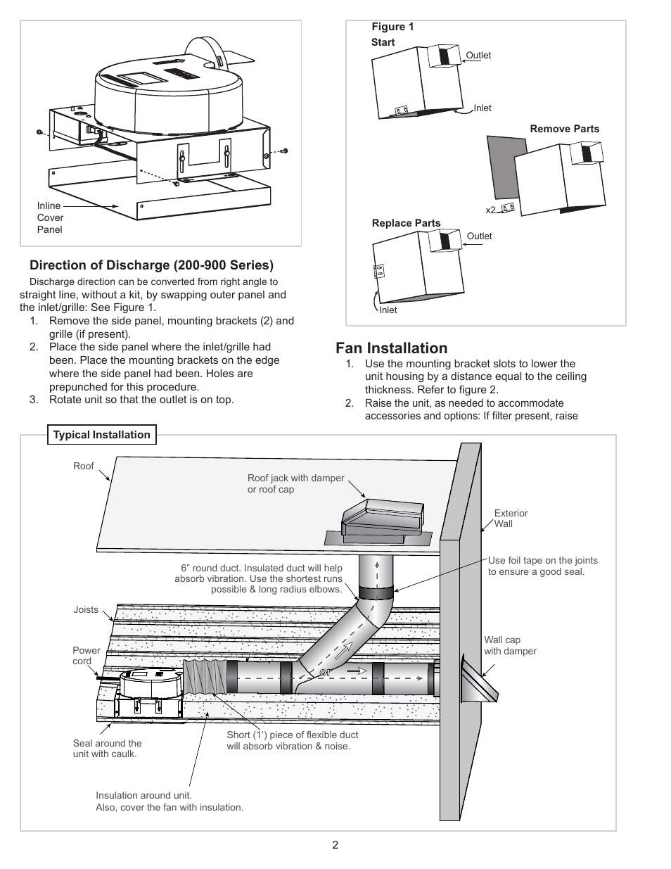 Fan installation | COOK Gemini User Manual | Page 2 / 8