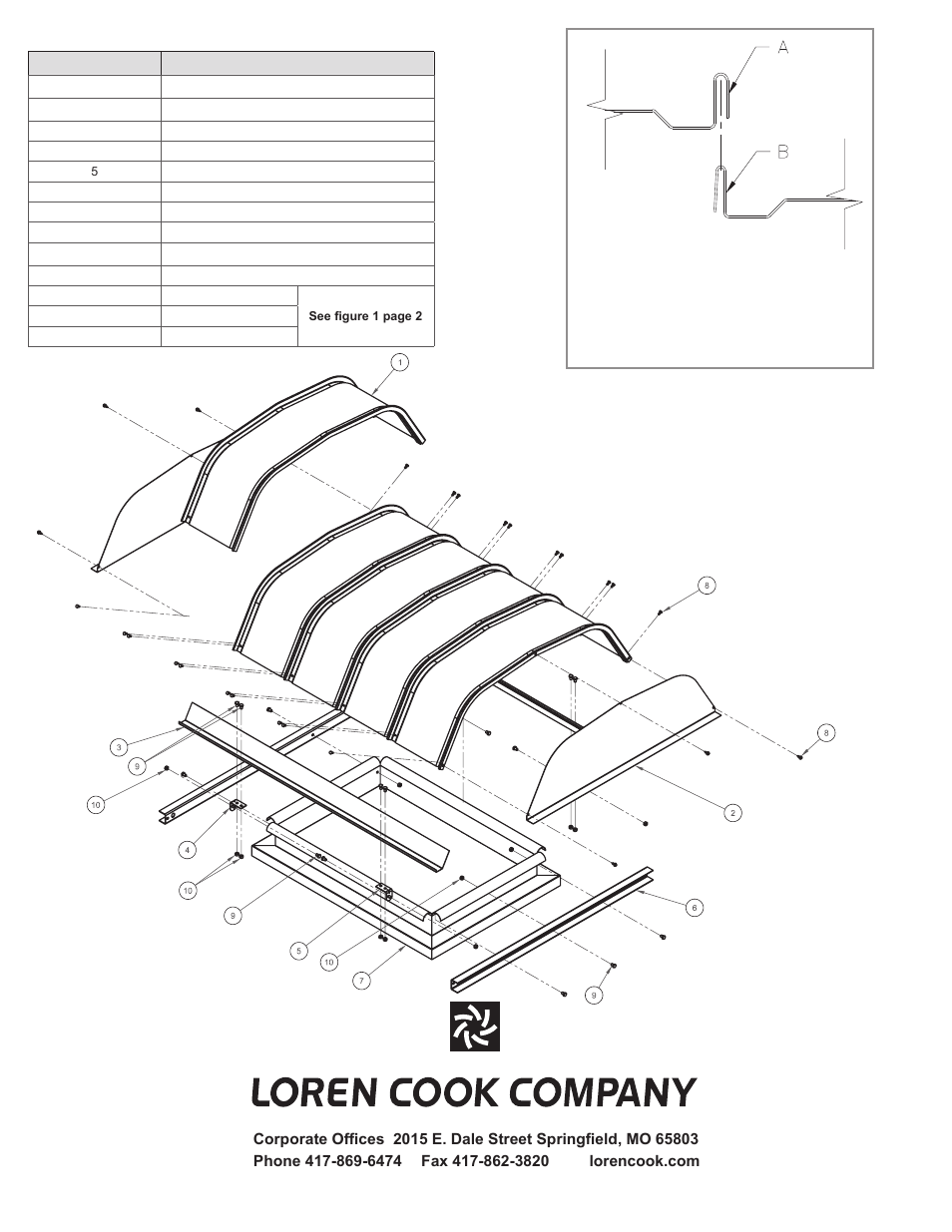 Part, Part list, Standard assembly | COOK GR User Manual | Page 4 / 4