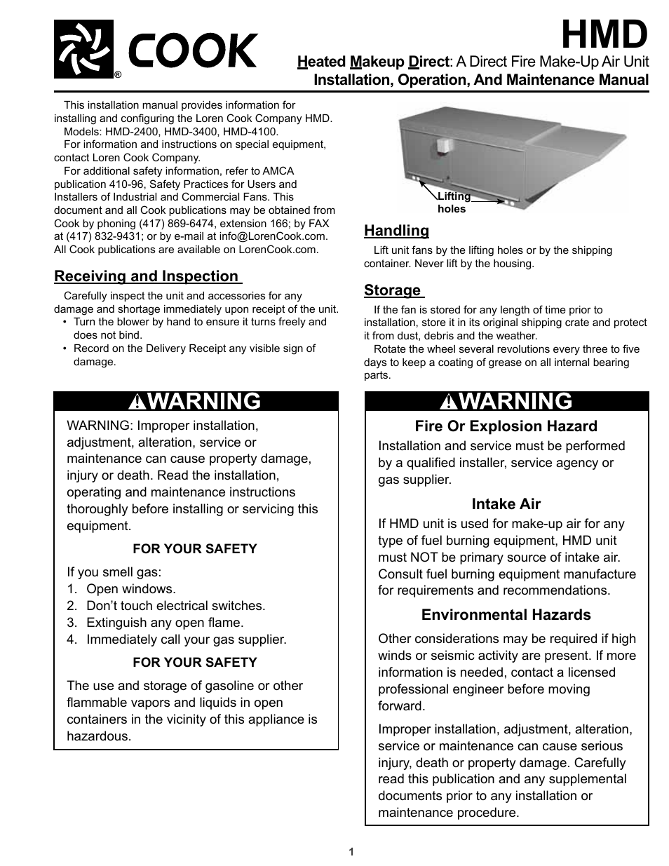 COOK HMD EN User Manual | 16 pages