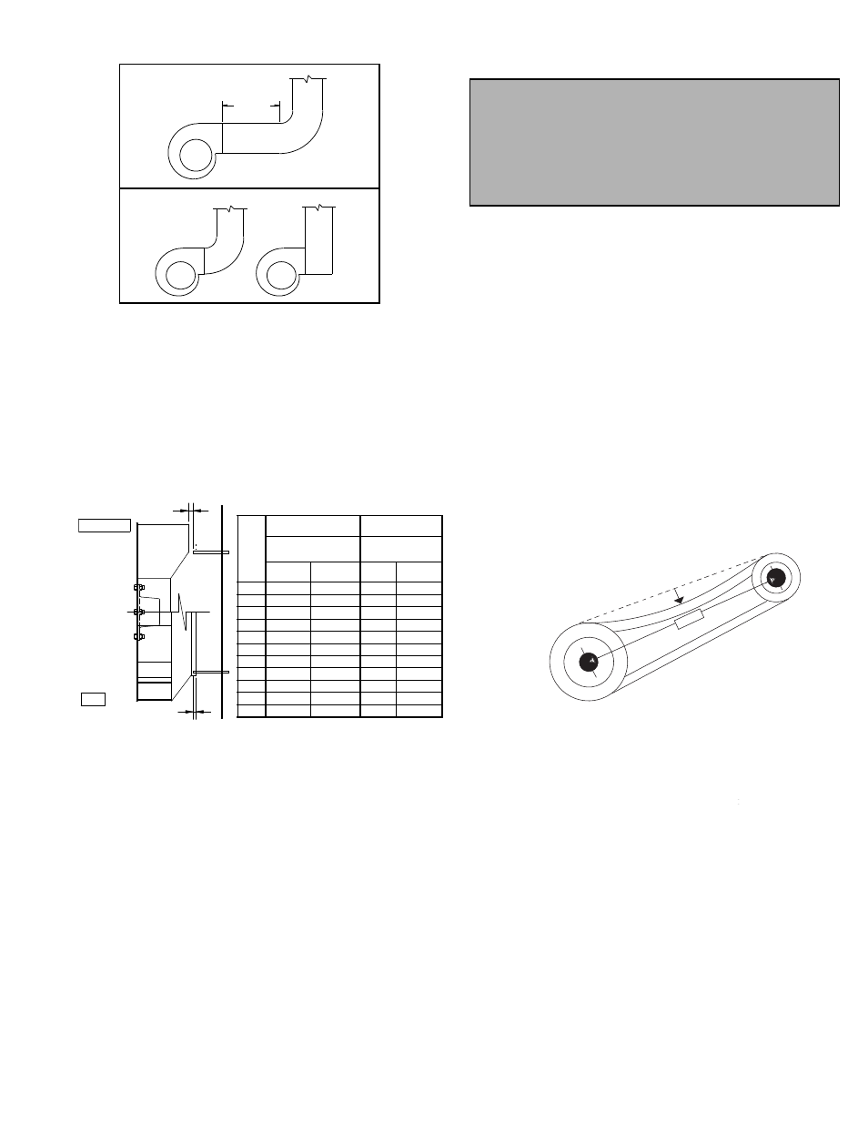Wheel-to-inlet clearance, Wiring installation, Wheel rotation | Belt and pulley installation | COOK IMH User Manual | Page 3 / 8
