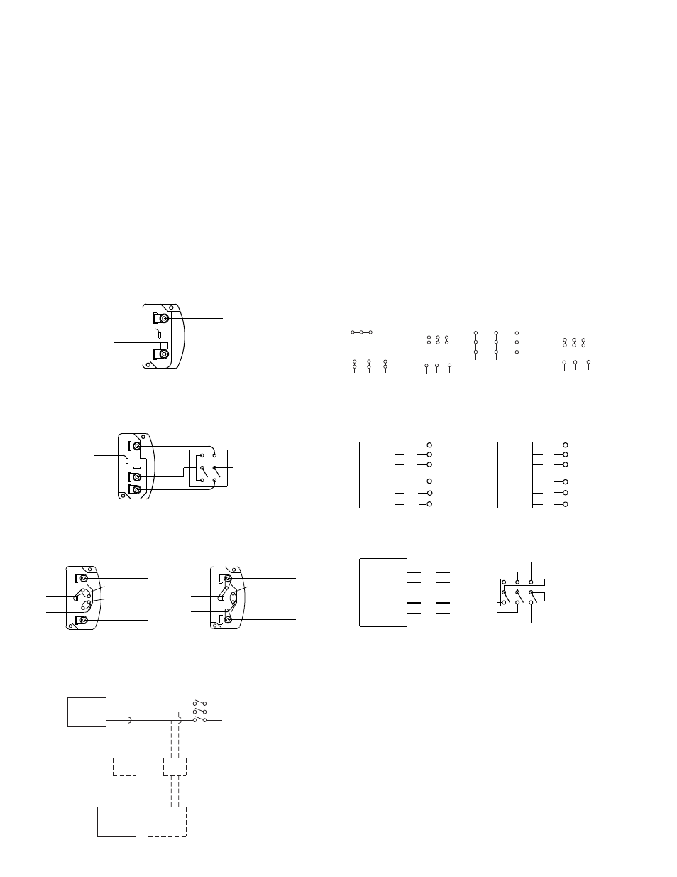 Wiring diagrams, Use of variable frequency drives, Single speed, single phase motor | Typical damper motor schematic | COOK IMH User Manual | Page 4 / 8