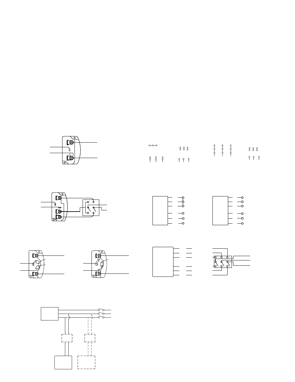 Use of variable frequency drives, Wiring, Wiring diagrams | Single speed, single phase motor, Typical fan motor/damper motor schematic | COOK TCN User Manual | Page 4 / 12