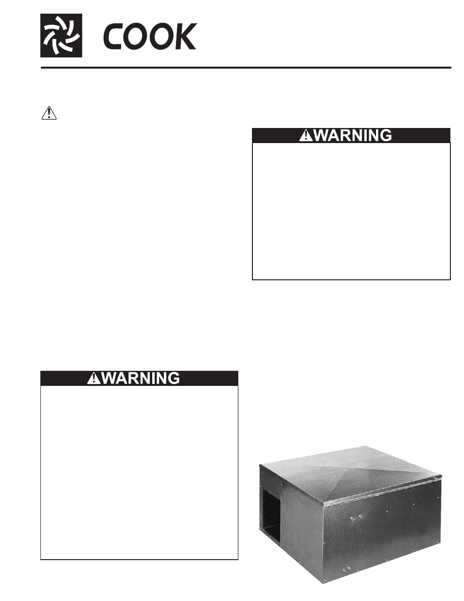 COOK Lo-Pro User Manual | 8 pages