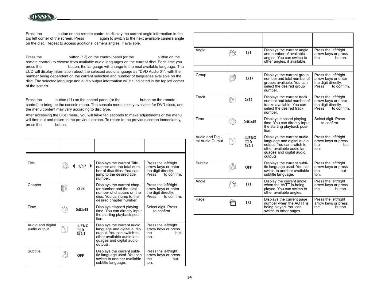 Dv2007 | ASA Electronics DV2007 User Manual | Page 14 / 18