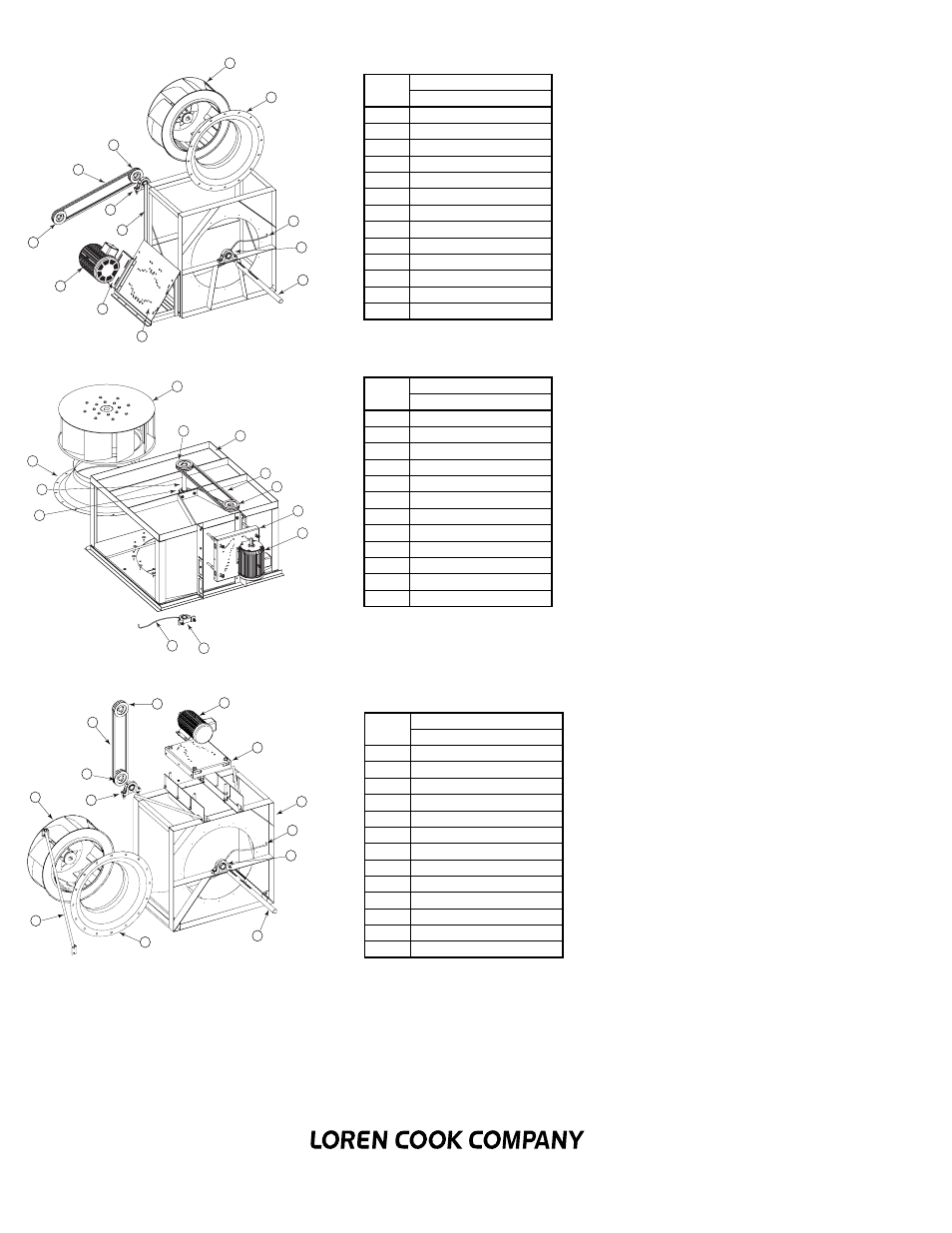 Plc arrangement 3s, Plc arrangement 3v, Plc arrangement 3t | Plc parts list - arrangement 3v, Plc parts list - arrangement 3t, Plc parts list - arrangement 3s | COOK PLC User Manual | Page 8 / 8