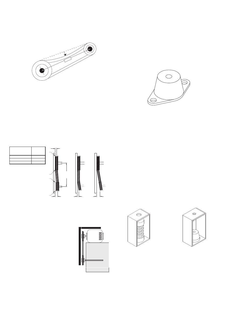 Belt and pulley, Isolator, Isolator installation | Fan installation | COOK Propeller Inline User Manual | Page 2 / 8