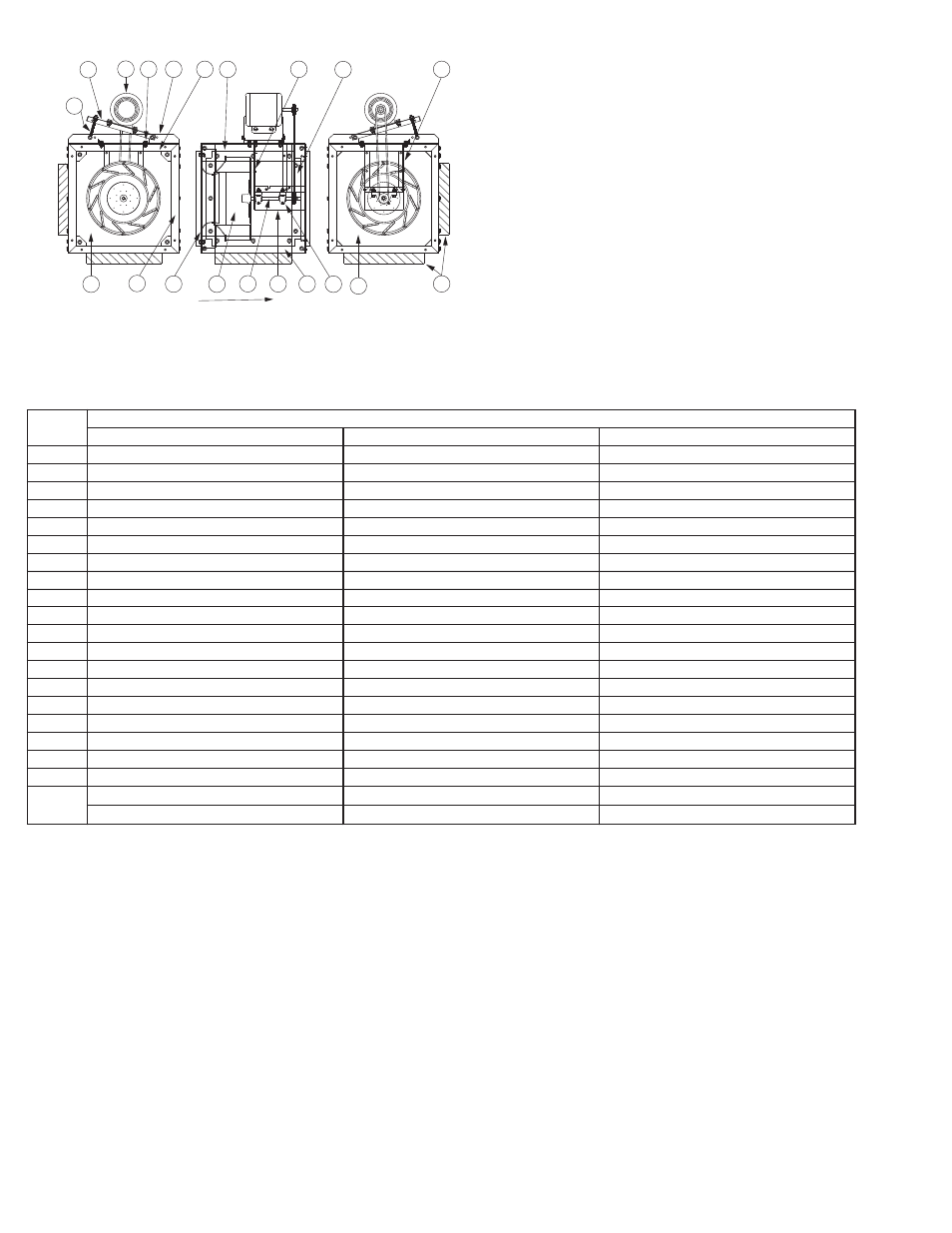 Sqn-b/sqn-hp side discharge parts list | COOK SQN User Manual | Page 10 / 12