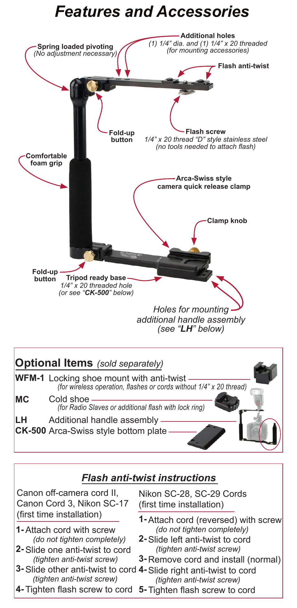Custom Brackets CB Folding-TA User Manual | 1 page
