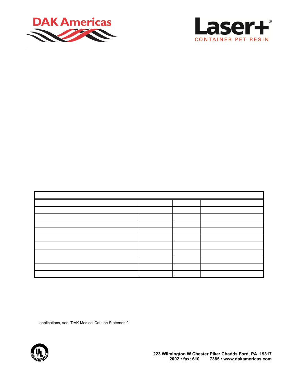 DAK Americas Laser+ 7000 User Manual | 2 pages