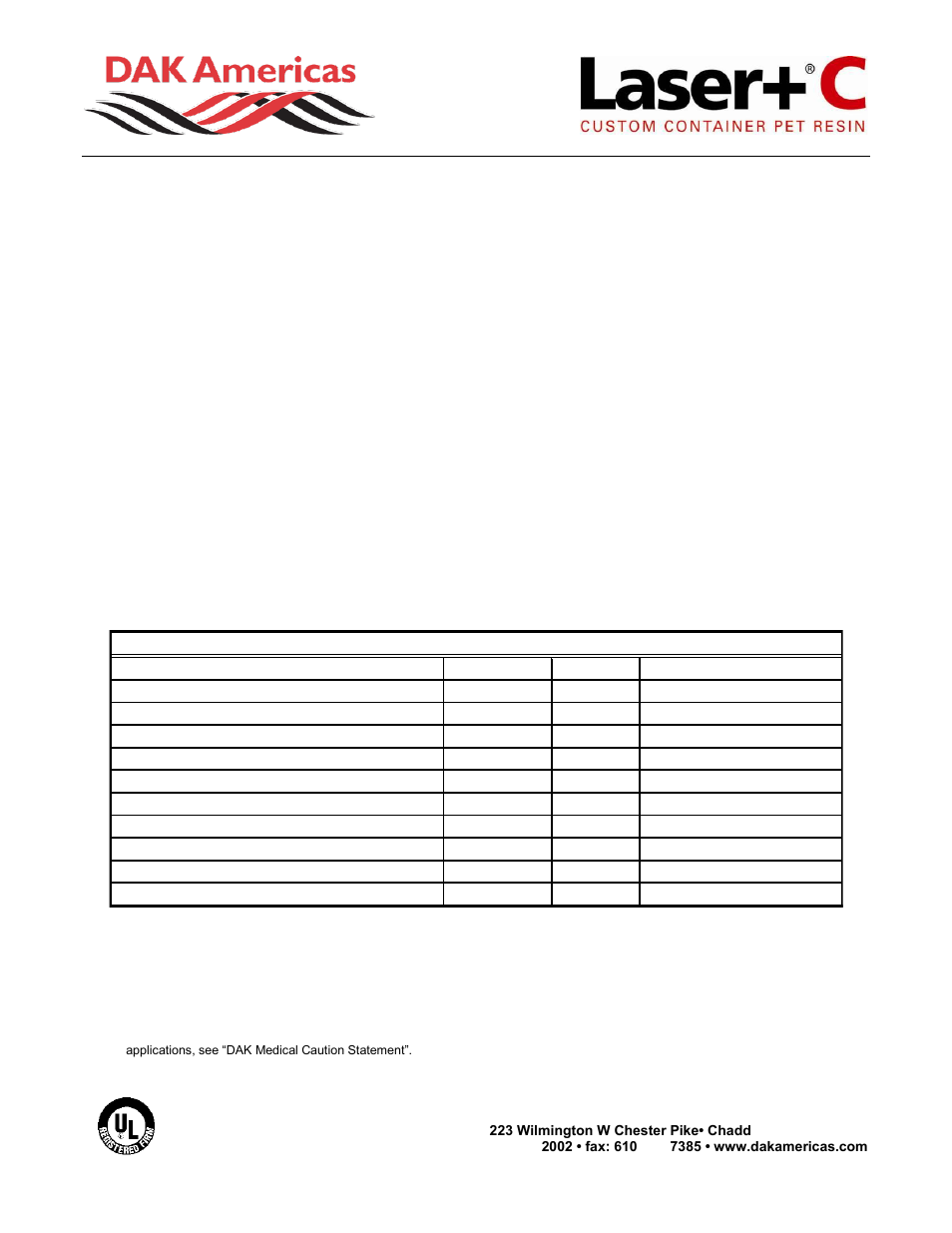DAK Americas Laser+ C 9000 B64A User Manual | 2 pages