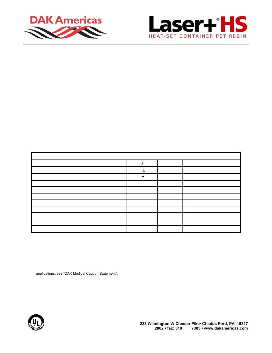 DAK Americas Laser+ HS Ti818 G51A User Manual | 2 pages