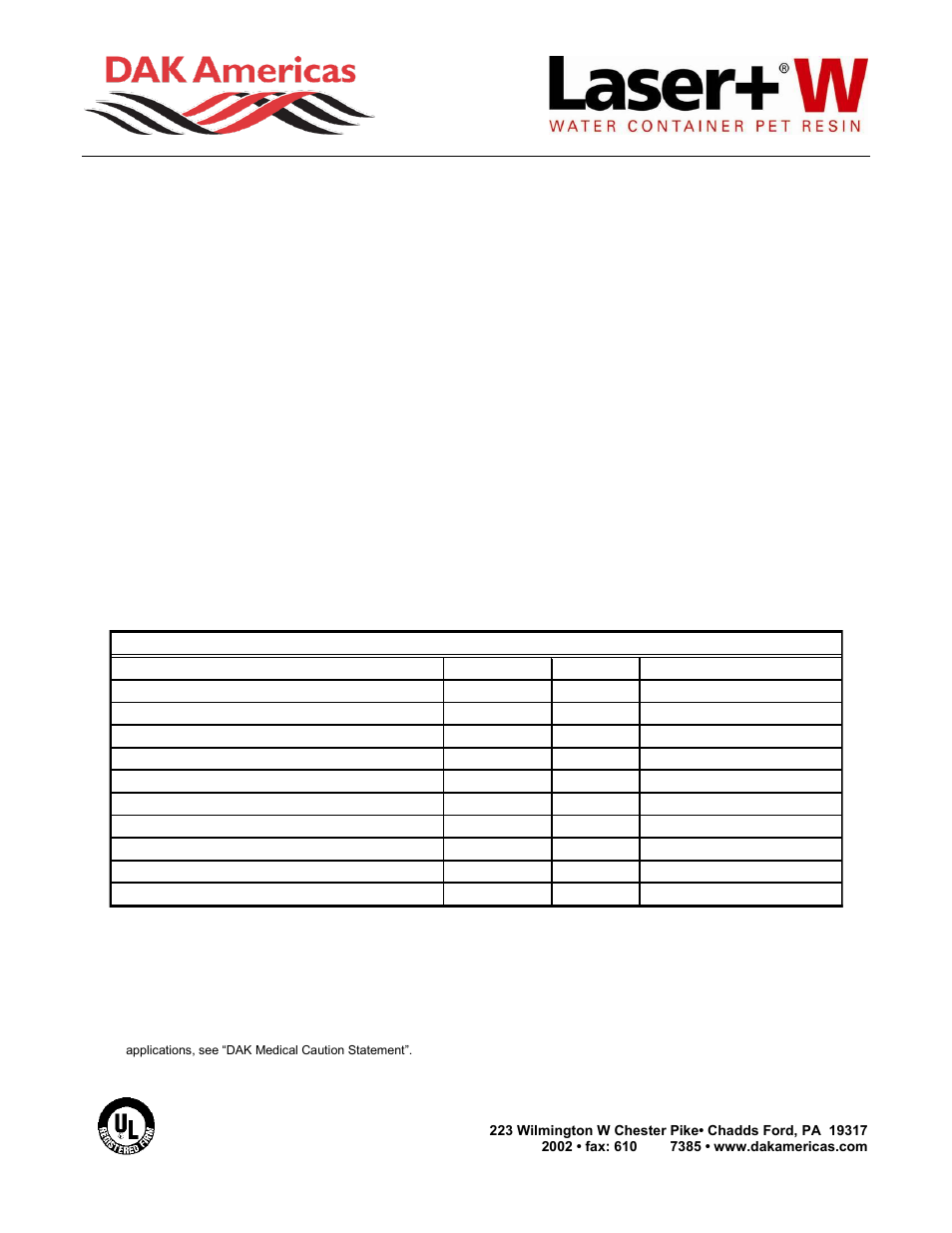 DAK Americas Laser+ W 4000 K42A User Manual | 2 pages