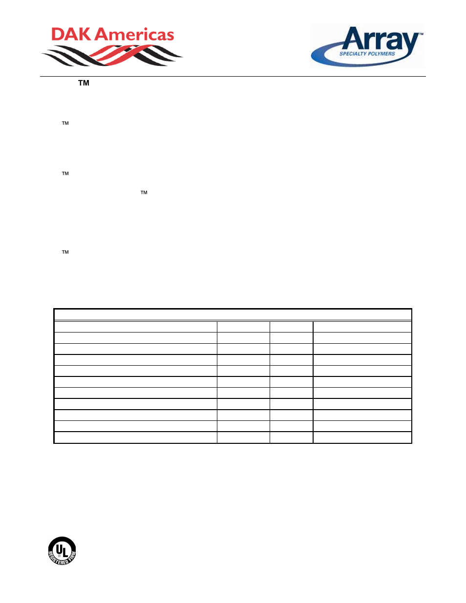 DAK Americas Array 9921M User Manual | 2 pages