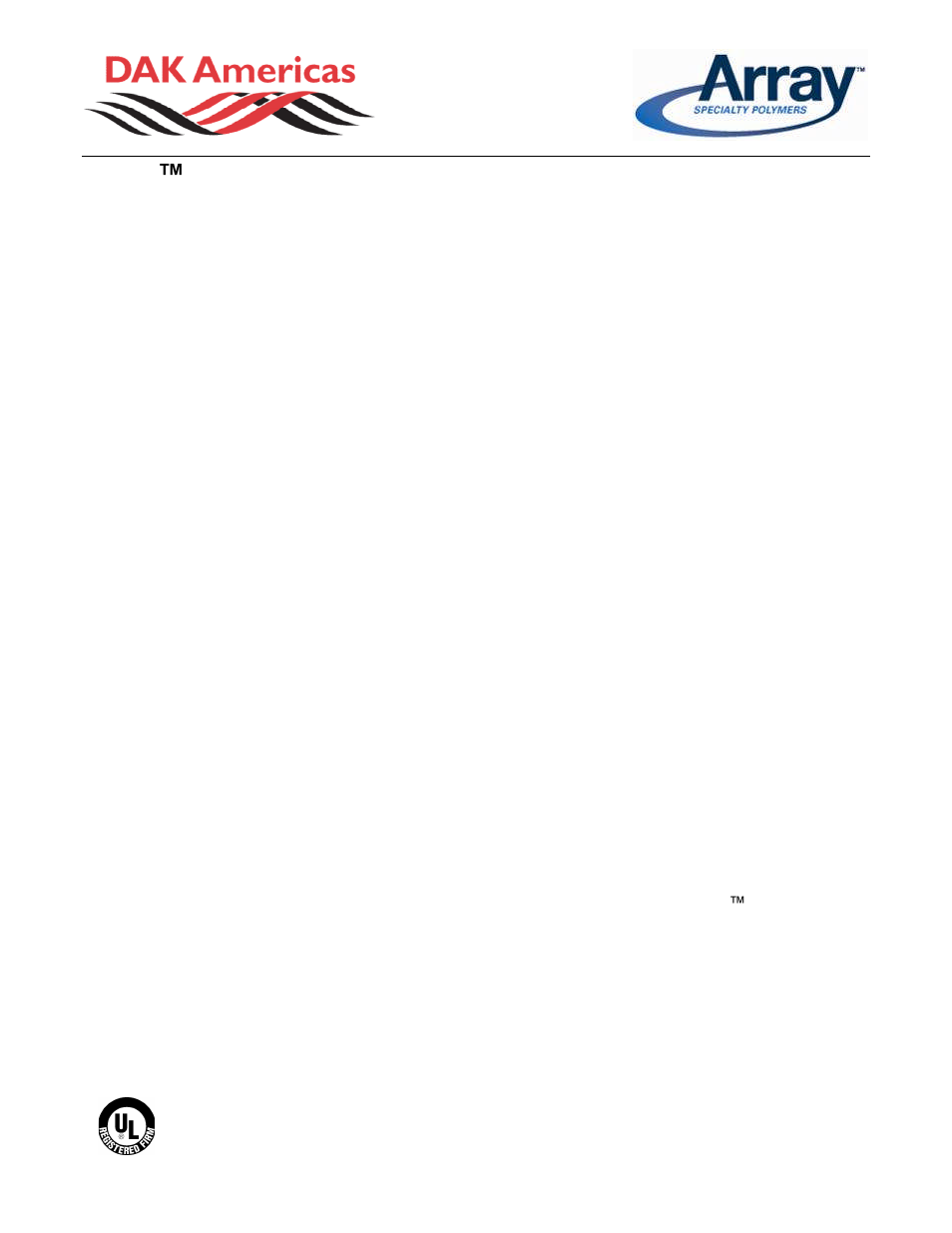 Array ™ 9921m product information | DAK Americas Array 9921M User Manual | Page 2 / 2