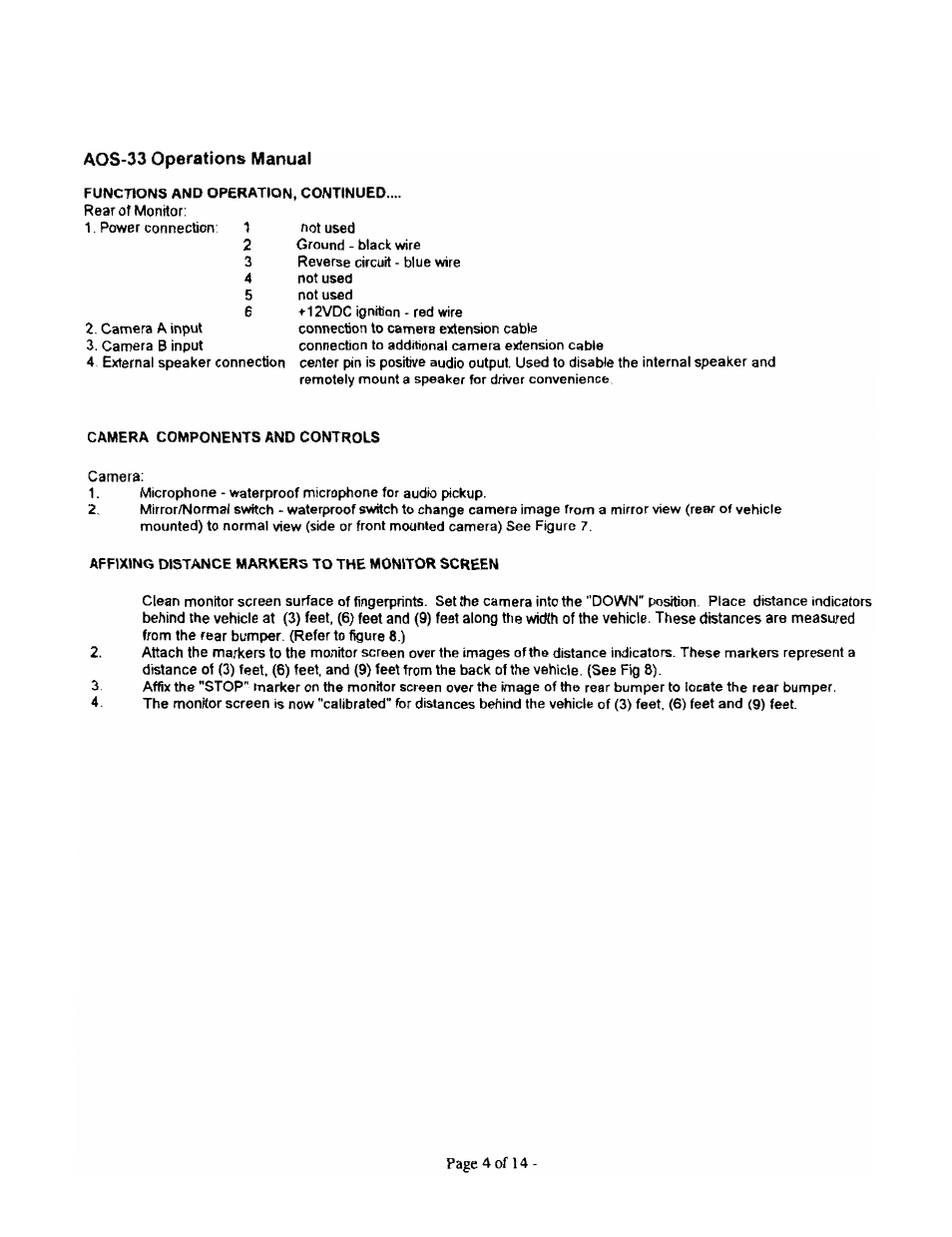 ASA Electronics AOS-33 User Manual | Page 5 / 15