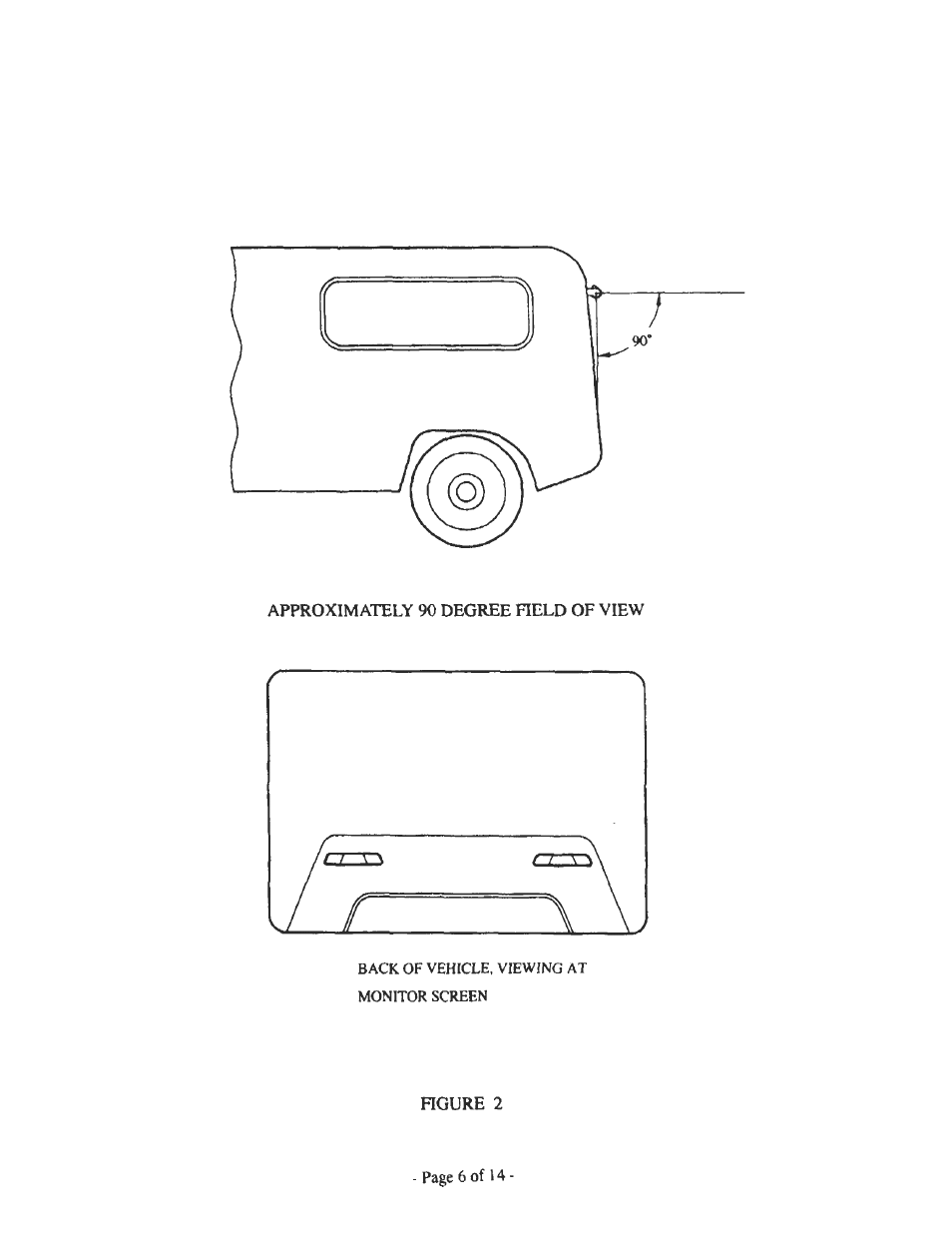 Approximately 90 degree field of view, Figure 2, I.— —--—j | ASA Electronics AOS-33 User Manual | Page 7 / 15