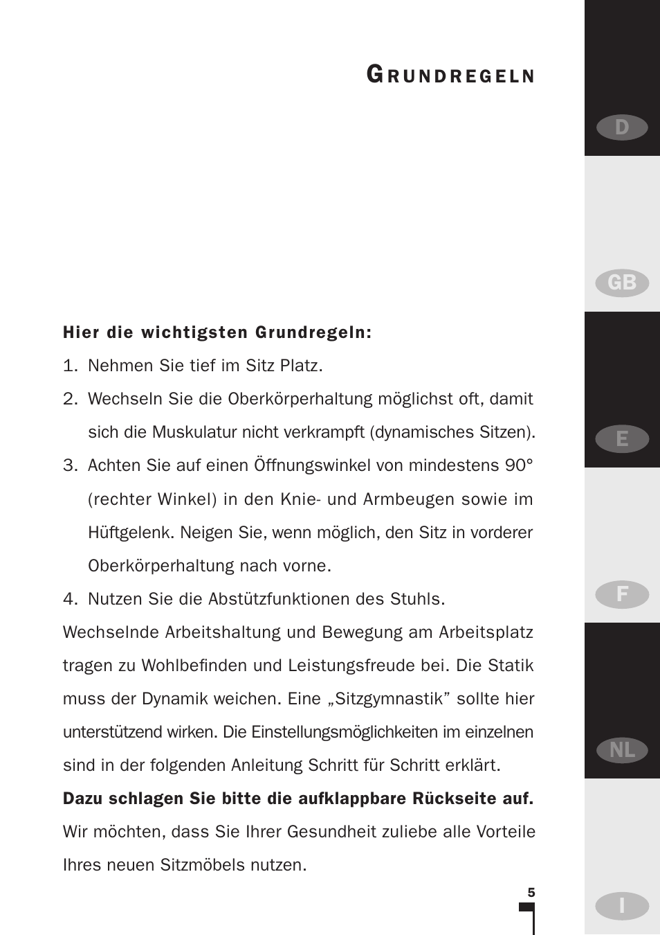 Dgb e f nl i | Dauphin IS 19480 User Manual | Page 5 / 50