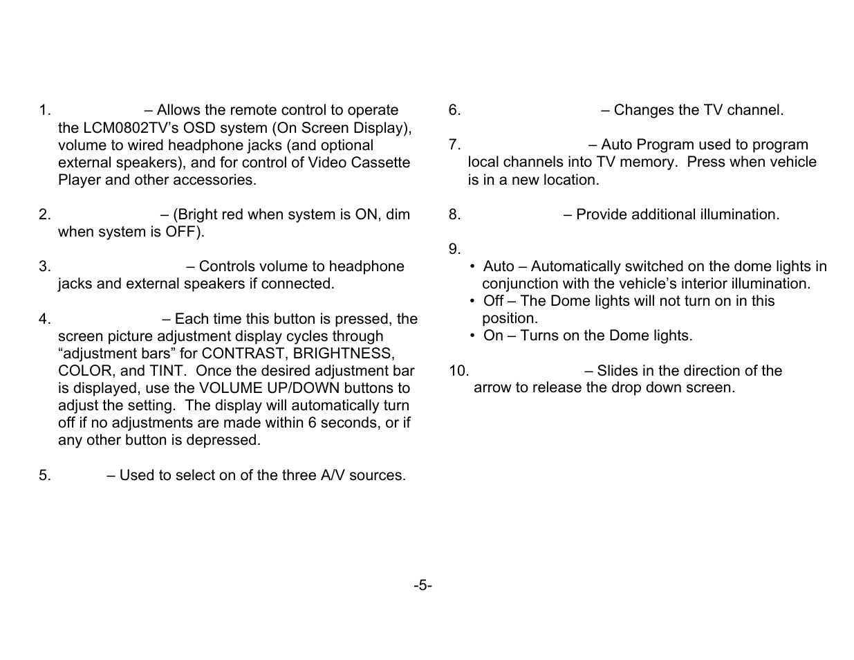 ASA Electronics 856 User Manual | Page 5 / 17