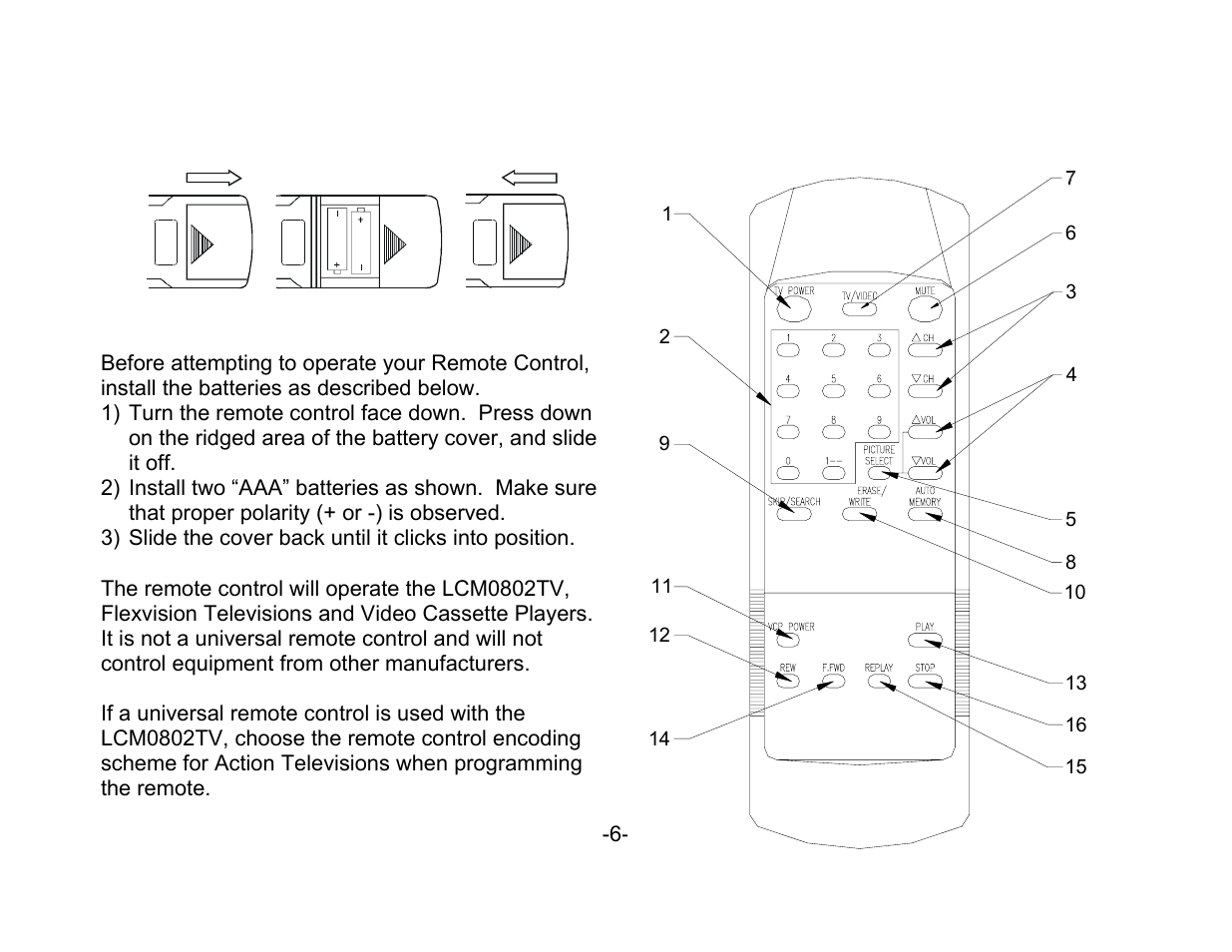 ASA Electronics 856 User Manual | Page 6 / 17