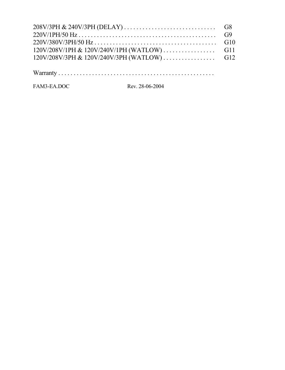 Doyon JAOP3 User Manual | Page 2 / 67