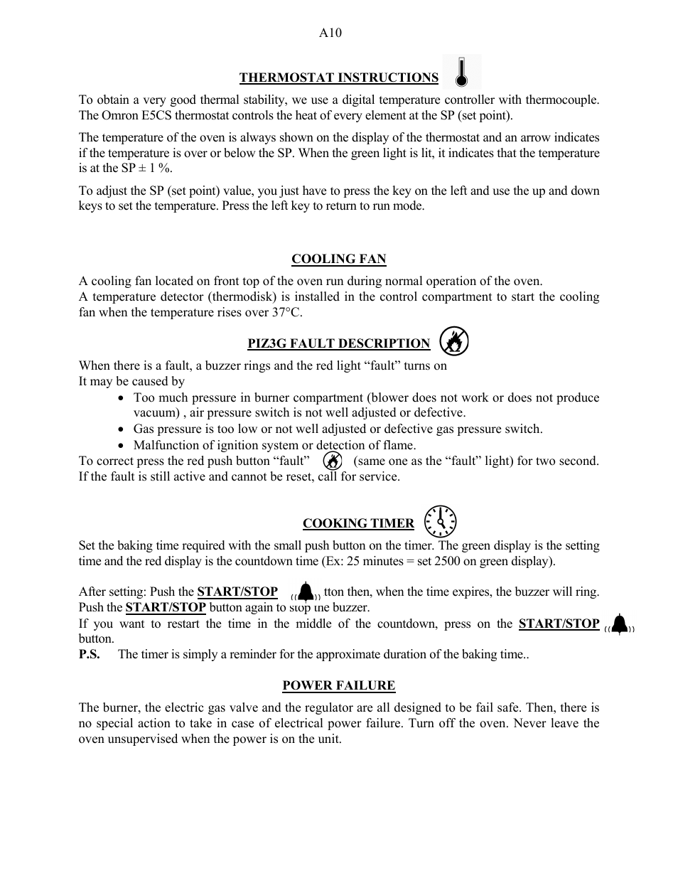 Doyon PIZ3 User Manual | Page 12 / 44