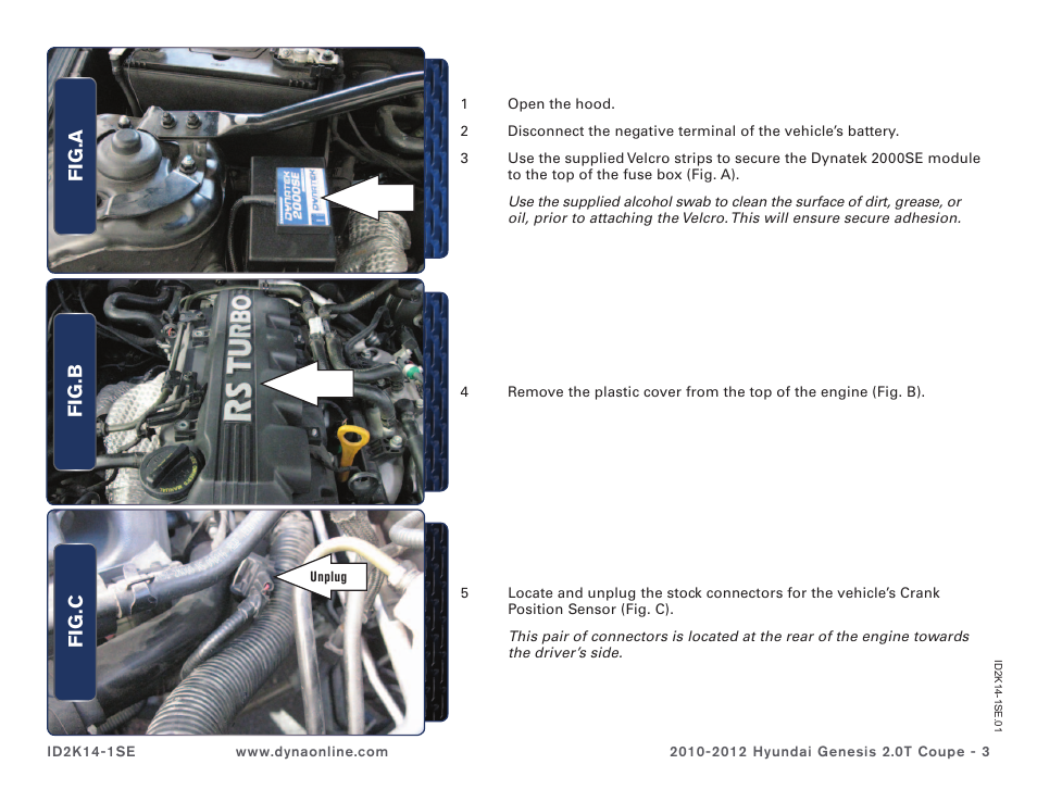 Dynatek D2K14-1SE User Manual | Page 3 / 6