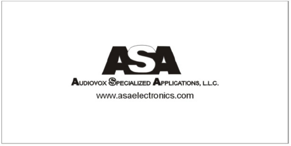 ASA Electronics Voyager VBCYL15 User Manual | Page 6 / 6