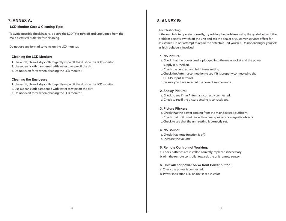 ASA Electronics JE1510 User Manual | Page 12 / 13