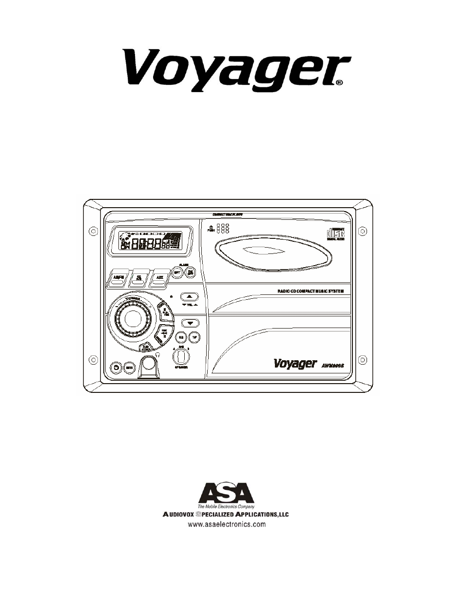 ASA Electronics VOYAGER AWM900S User Manual | 8 pages