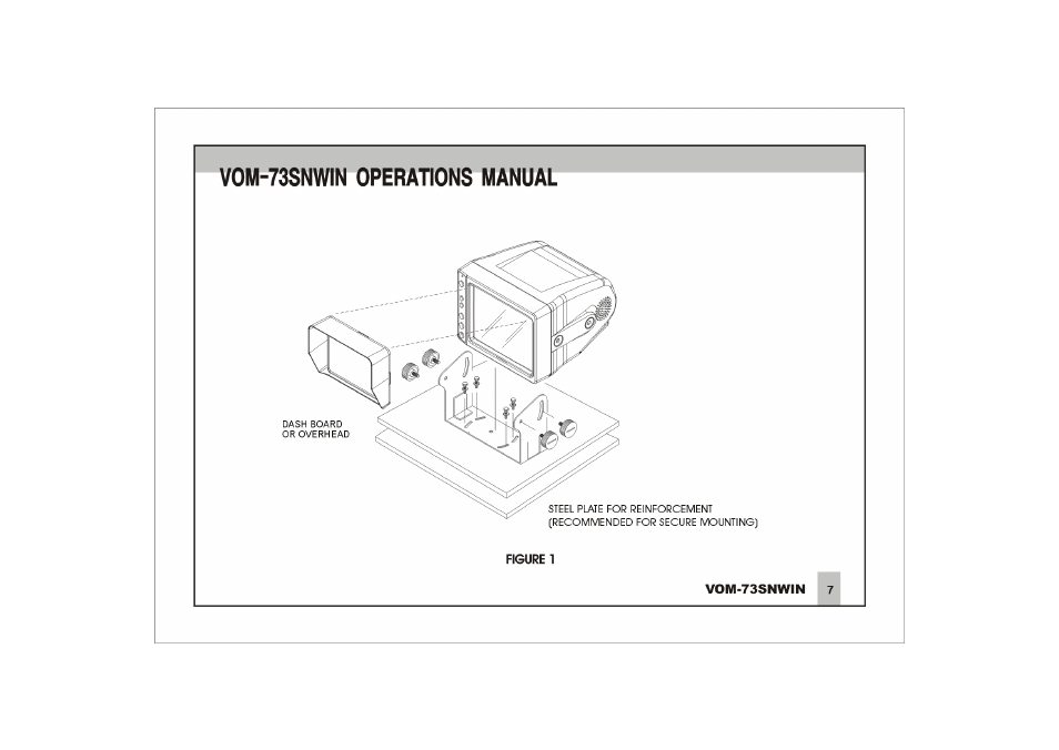 ASA Electronics VOM-73SNWIN User Manual | Page 8 / 16