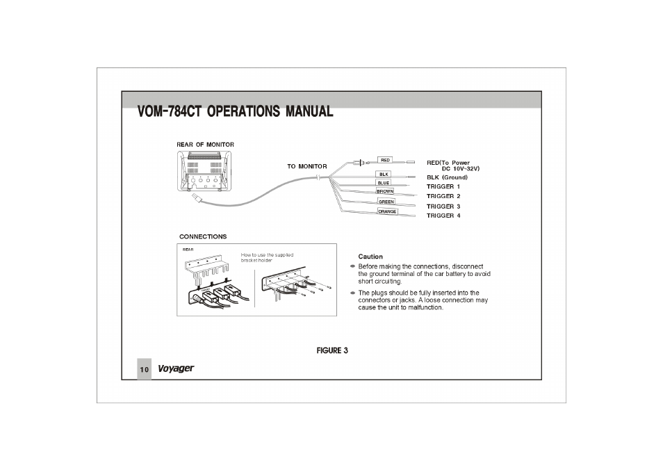 Vom-784ct operations manual | ASA Electronics Voyager VOM-784CT User Manual | Page 11 / 16