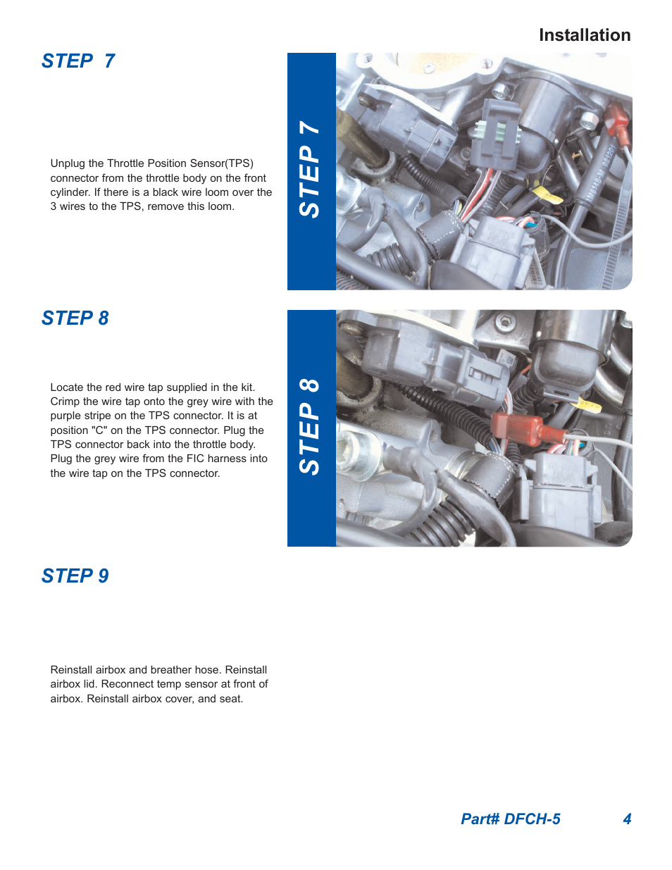 Step 7 step 8 | Dynatek 2002-2005 Harley Davidson V-Rod Models User Manual | Page 4 / 5