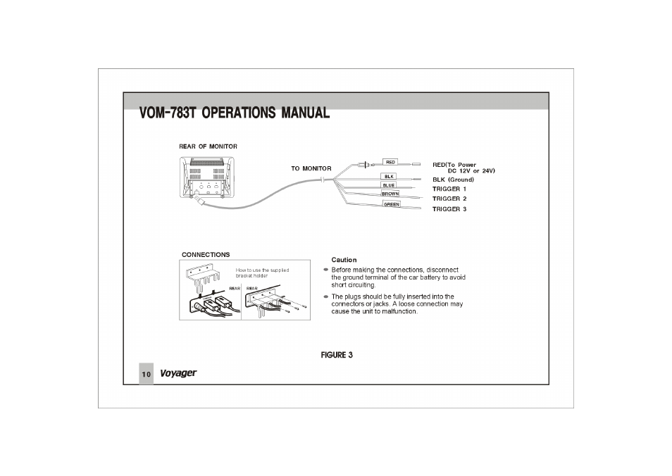 Vom-783t operations manual | ASA Electronics VOYAGER VOM-783T User Manual | Page 11 / 16