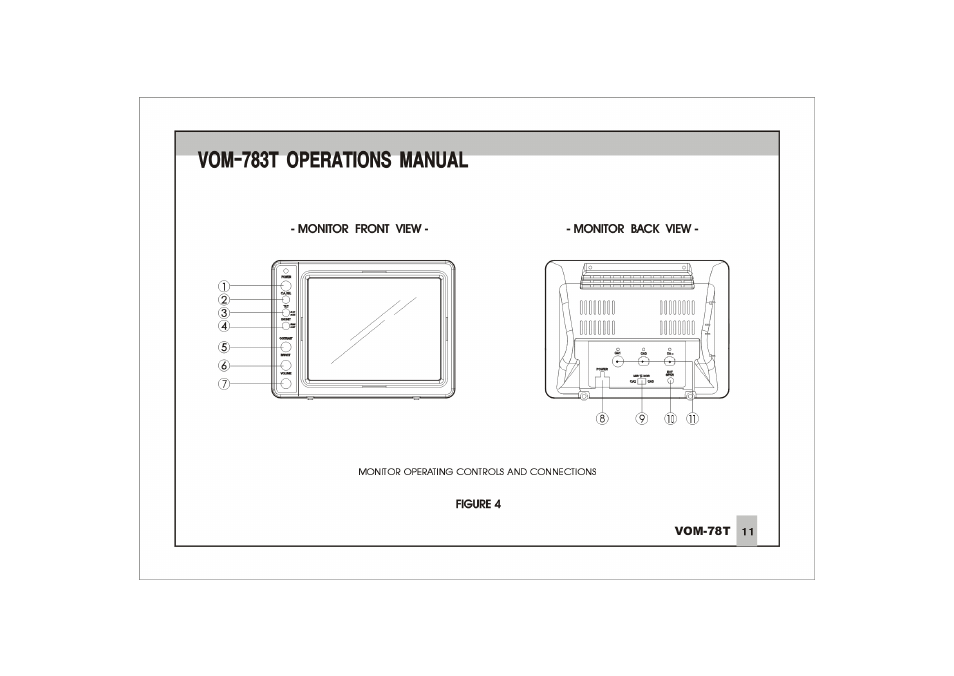 Vom-783t operations manual | ASA Electronics VOYAGER VOM-783T User Manual | Page 12 / 16