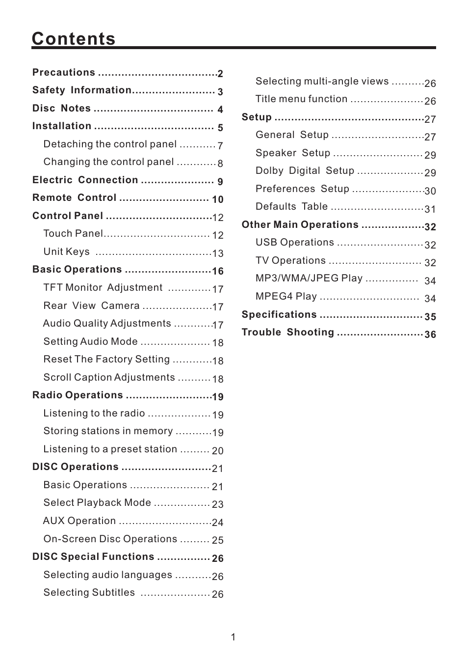 EXONIC EXD 4500T User Manual | 36 pages