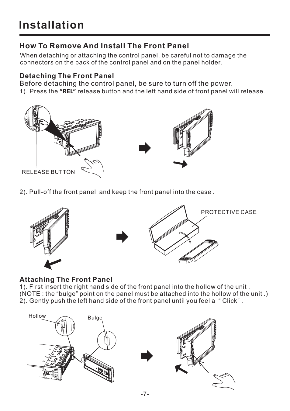 Installation | EXONIC EXD 6505 User Manual | Page 7 / 38